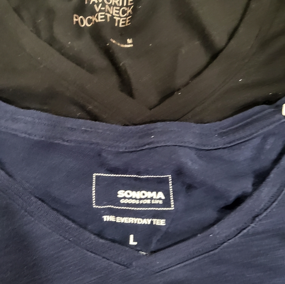 💥Sonoma Short Sleeve Tees in Blue and Black(Free If You Bundle 2 Or More Items)